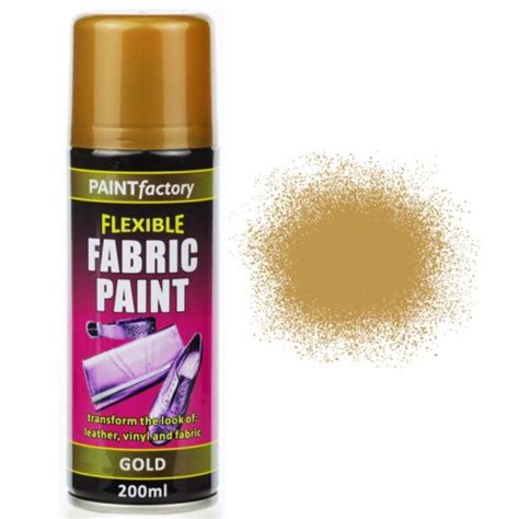 metallic gold fabric spray paint|fabric gold paint washable.